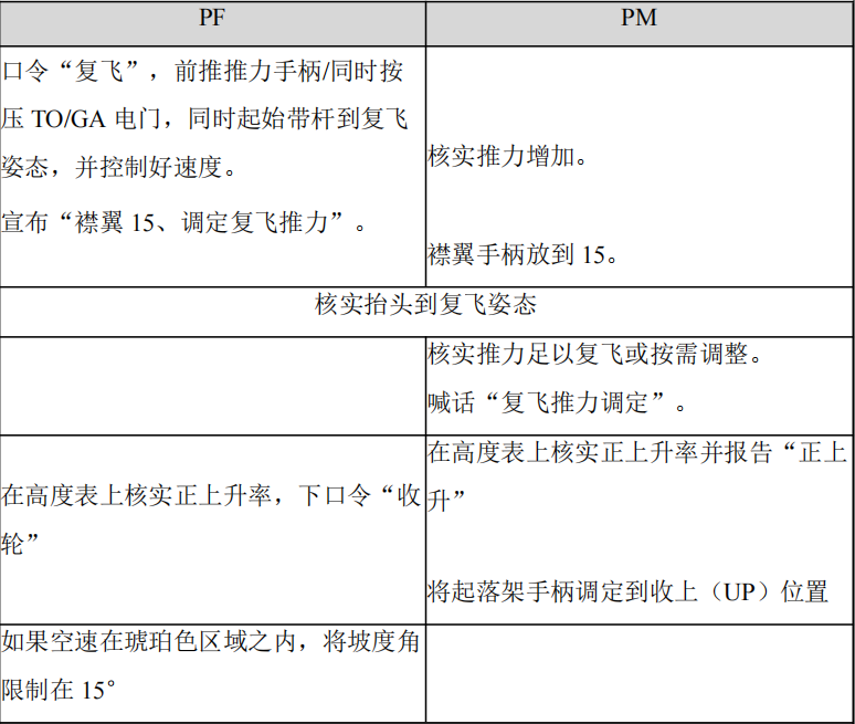 关于波音B737 - 800飞机复飞技术讨论